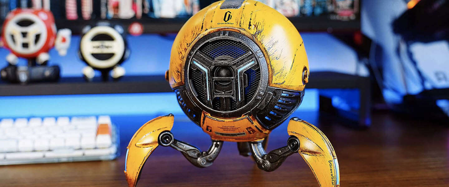 De GravaStar Mars Pro-speaker is een fantastische eyecatcher