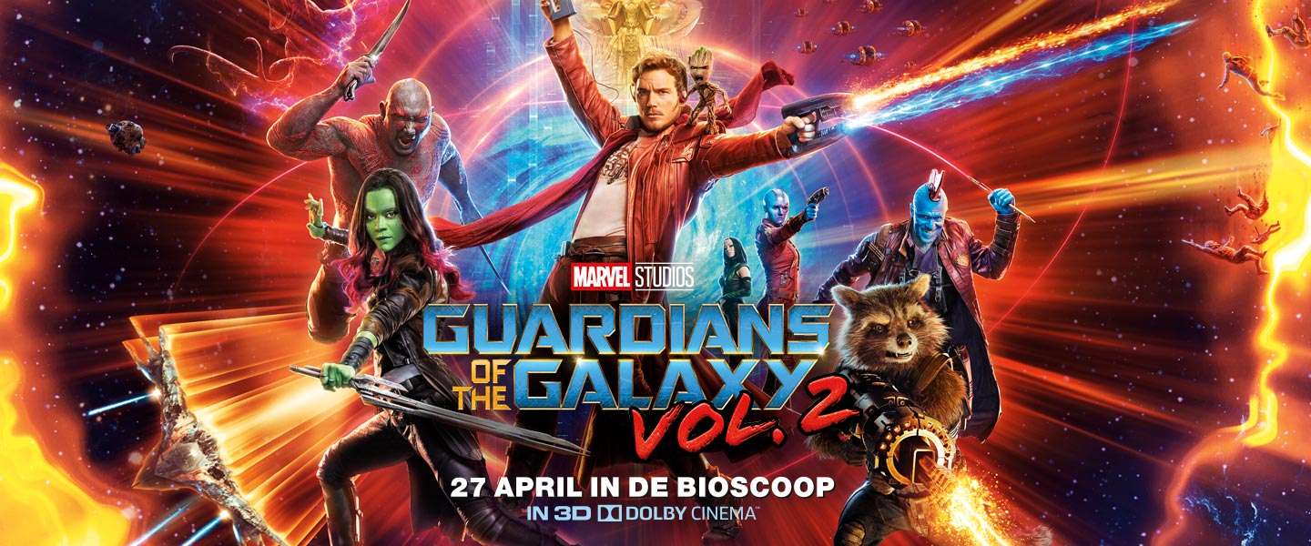 Winnen: 5x2 kaartjes voor Guardians of the Galaxy Vol. 2