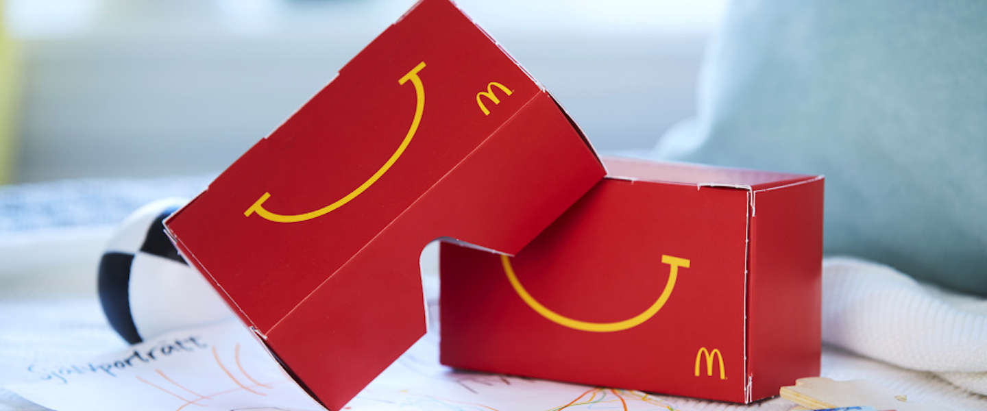 McDonald's maakt VR-bril 'Happy Goggles' van een Happy Meal