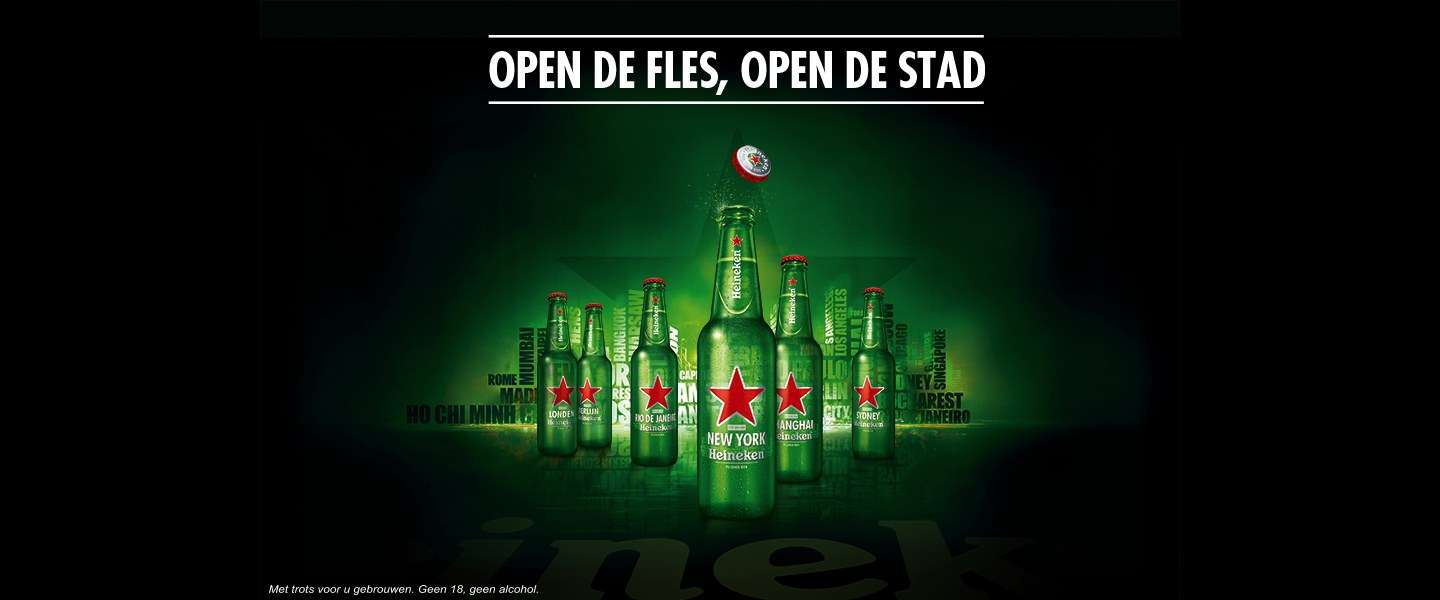 Heineken Cities of the World campagne laat je steden ontdekken op een speciale manier