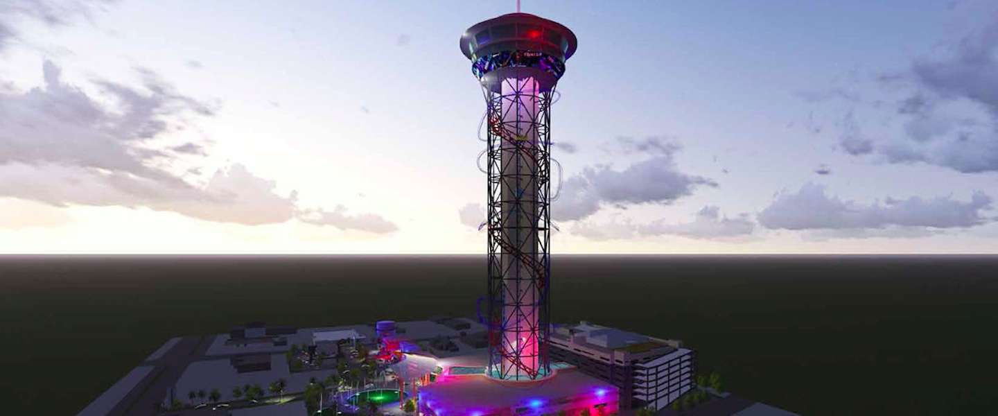Spectaculaire achtbaan op recordhoogte van 173 meter!