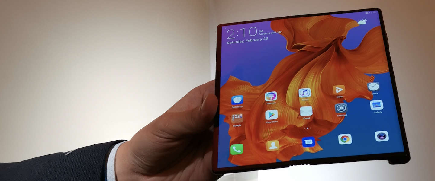 Huawei Mate X opvouwbare smartphone met 5G