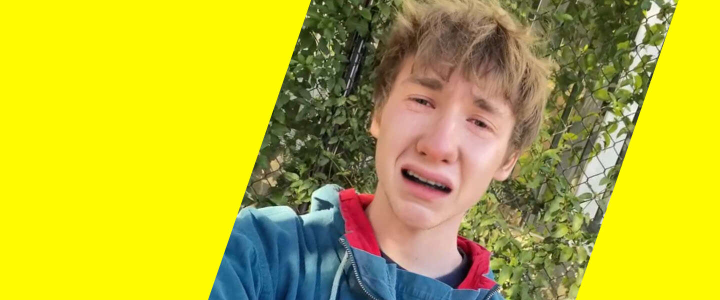 Viral: het huilfilter van Snapchat is veel te echt