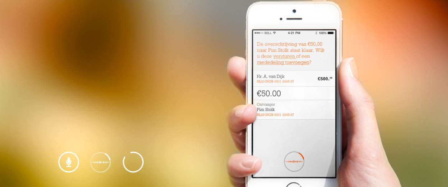 ING Mobiel Bankieren krijgt spraakherkenning en sprekerverificatie