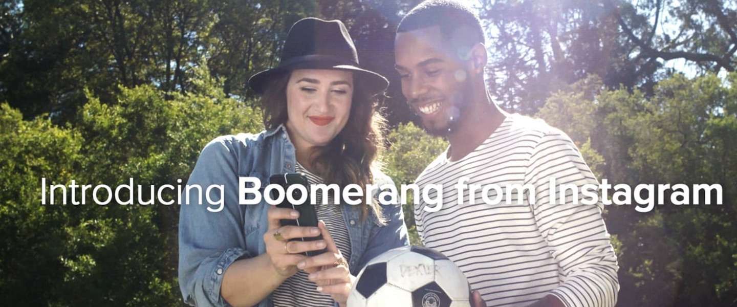 Instagram lanceert Boomerang, een nieuwe en leuke app voor korte video's