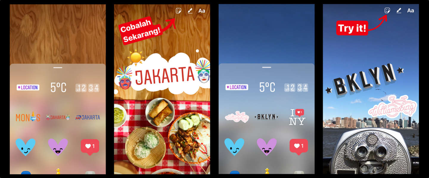 Instagram Geo Stickers: alweer een goed idee van Snapchat