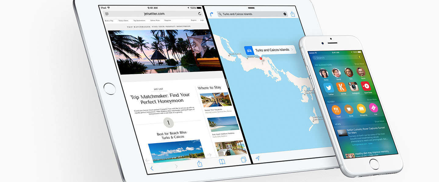Bèta-versie iOS 9 van dichtbij bekeken