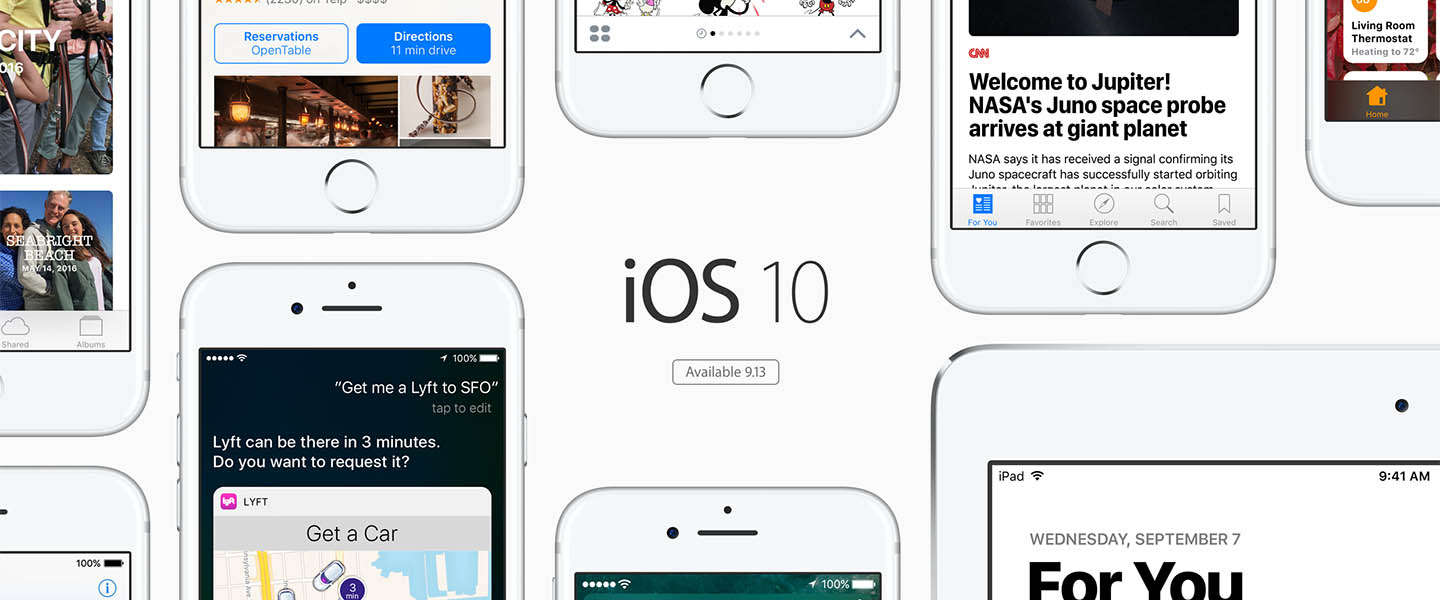 iOS 10 vanaf 13 september te downloaden