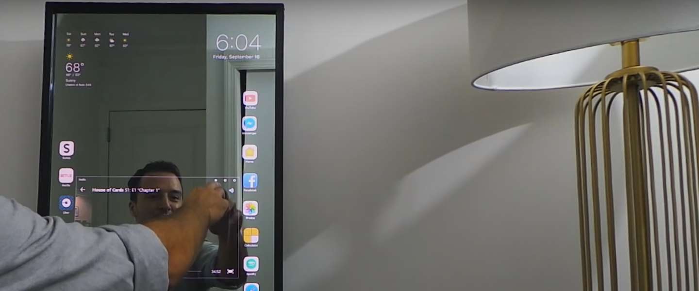 Hebben: iPad-achtige slimme Apple Mirror