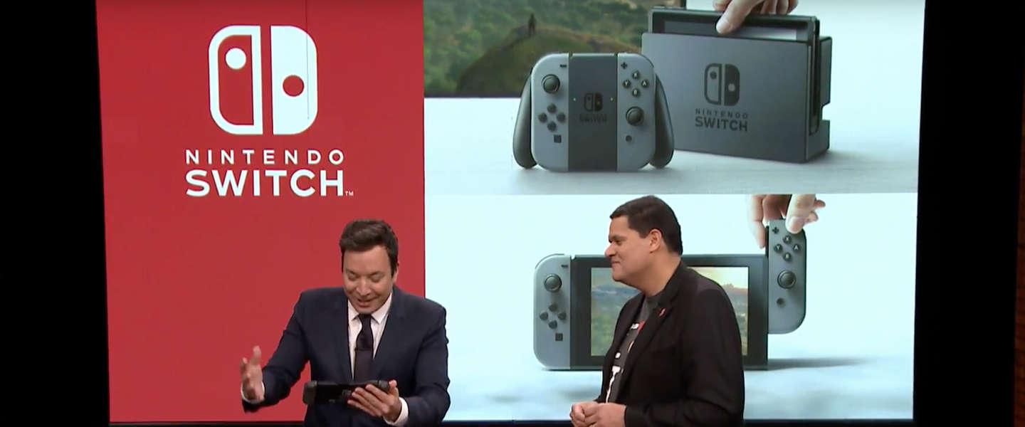 Nintendo toont Super Mario Run en Switch-console bij Jimmy Fallon