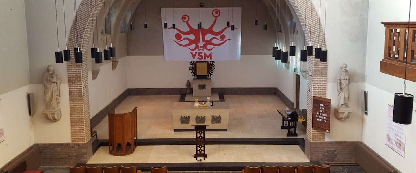 Nieuwe religie: kerk van het Vliegend Spaghettimonster