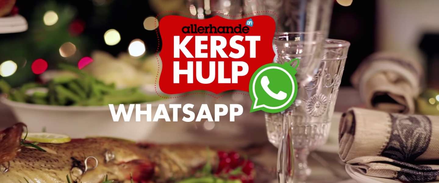 AllerHande biedt hulp tijdens de kerst via WhatsApp