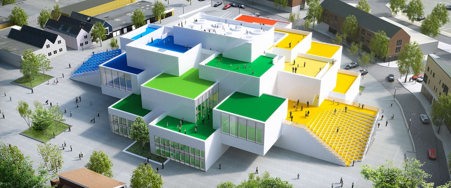 Prachtig LEGO House is gebouwd alsof het met blokjes gemaakt is