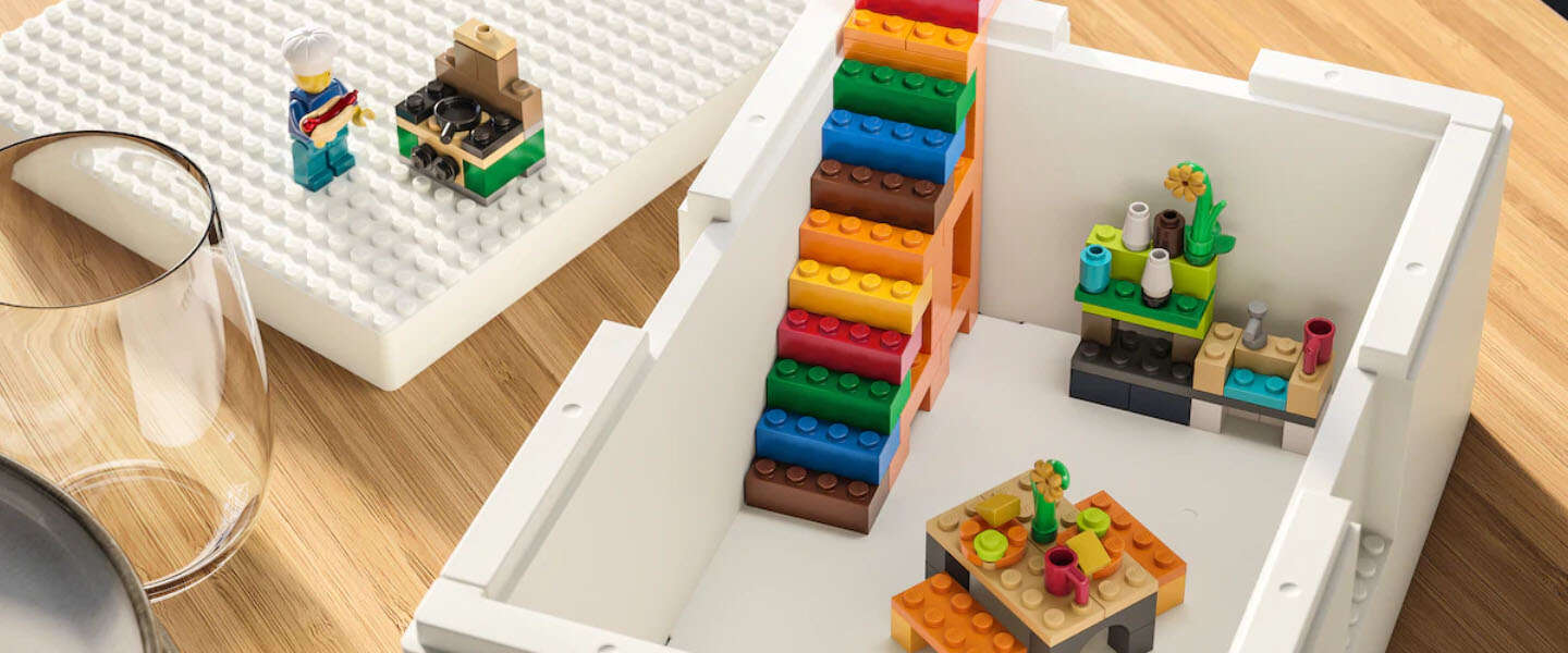 IKEA komt met LEGO-opbergdoosjes van LEGO