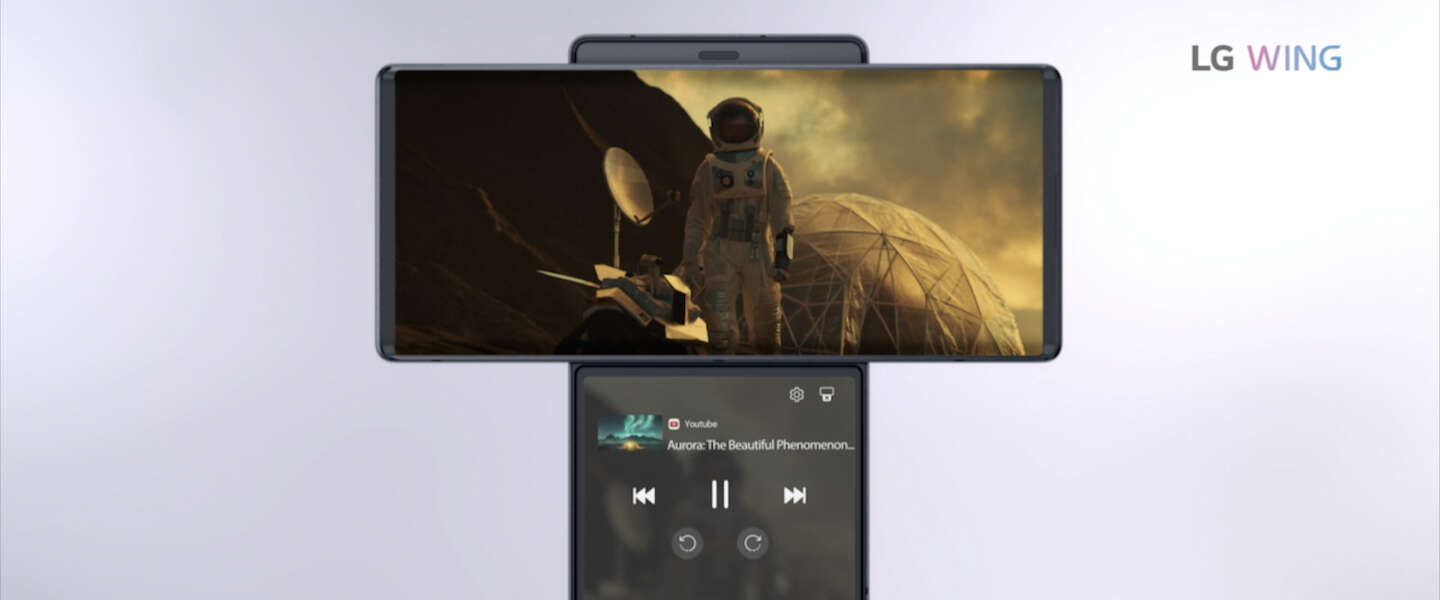 LG Wing: unieke smartphone met een draaibaar scherm