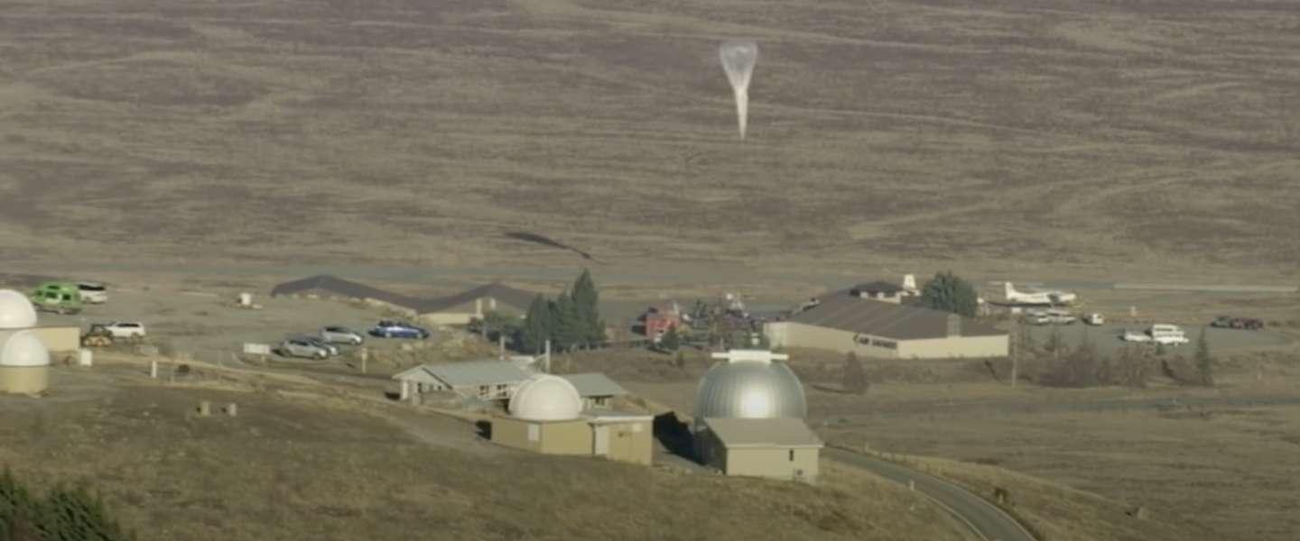 Internet via een luchtballon? Google's Project Loon maakt het mogelijk in Kenia