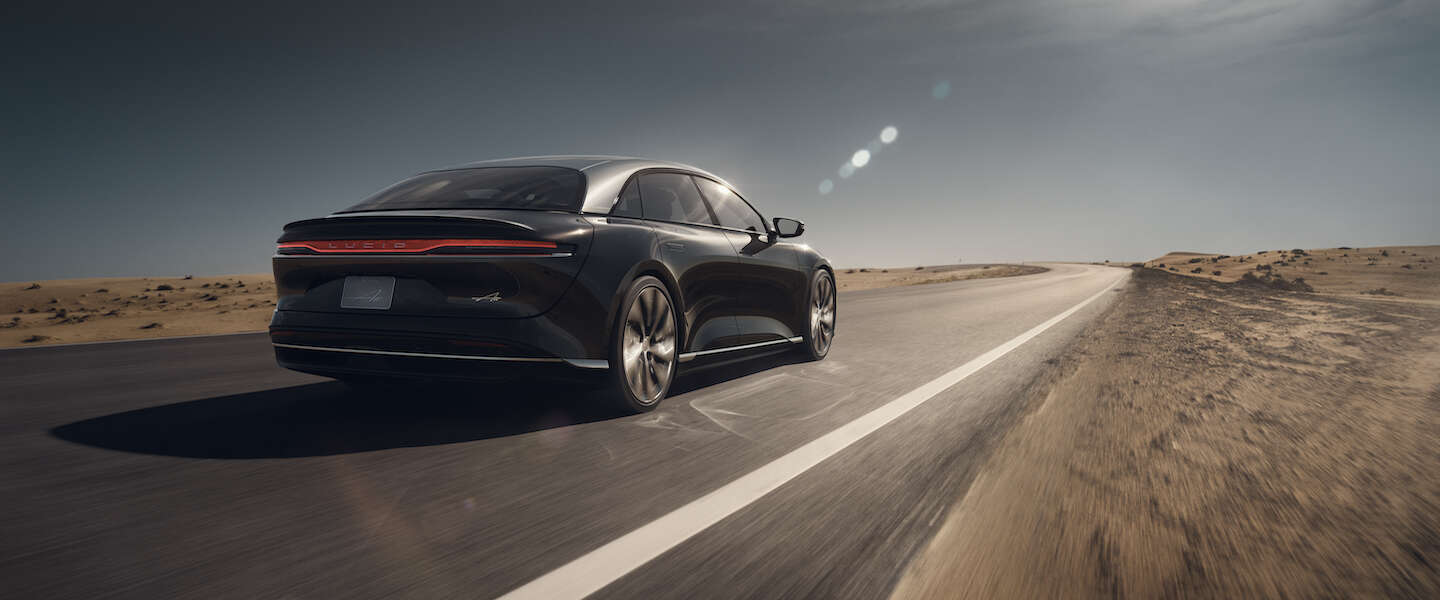 Productieversie Lucid Air: range 832 kilometer op één accu