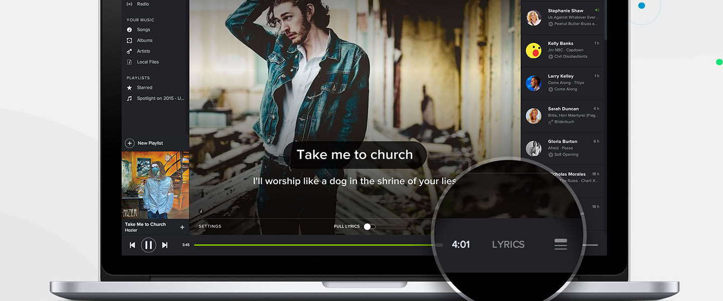 Spotify krijgt karaoke-achtige update voor desktop