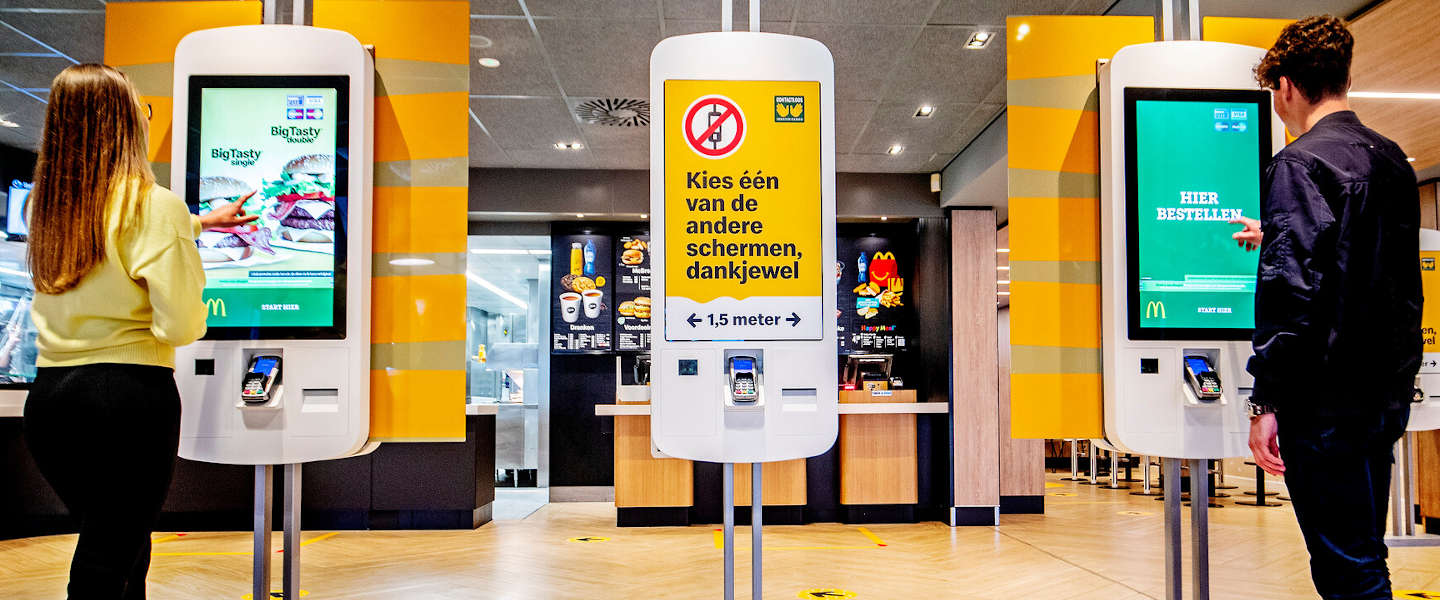 McDonald's richt proeflocatie in voor restaurant in anderhalvemetermaatschappij