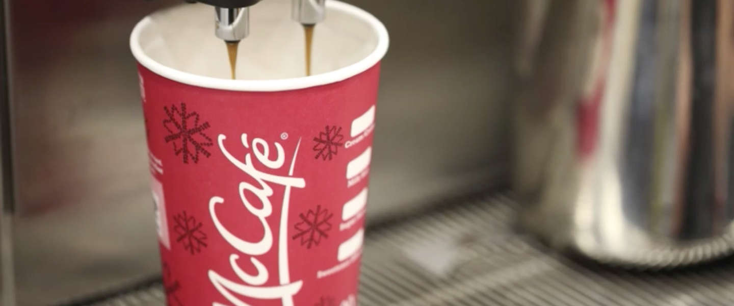 McDonald's gaat in de lucht koffie serveren