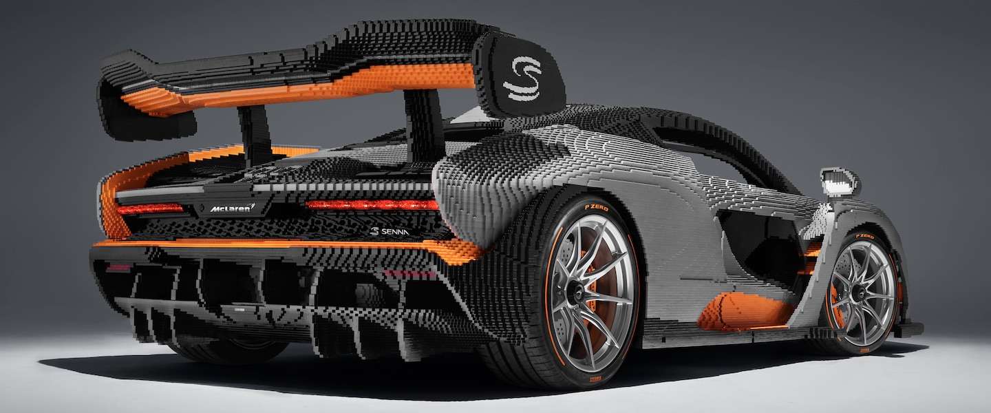 Dit is de eerste McLaren Senna gemaakt op ware grootte met LEGO
