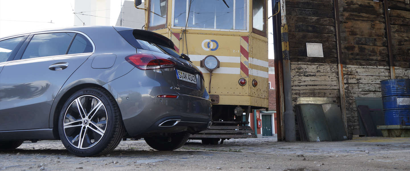 Scavenger hunt in Lissabon met een Mercedes A200