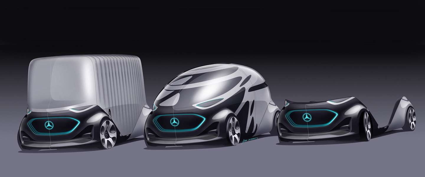 Mercedes-Benz laat modulair zelfrijdend autoconcept zien