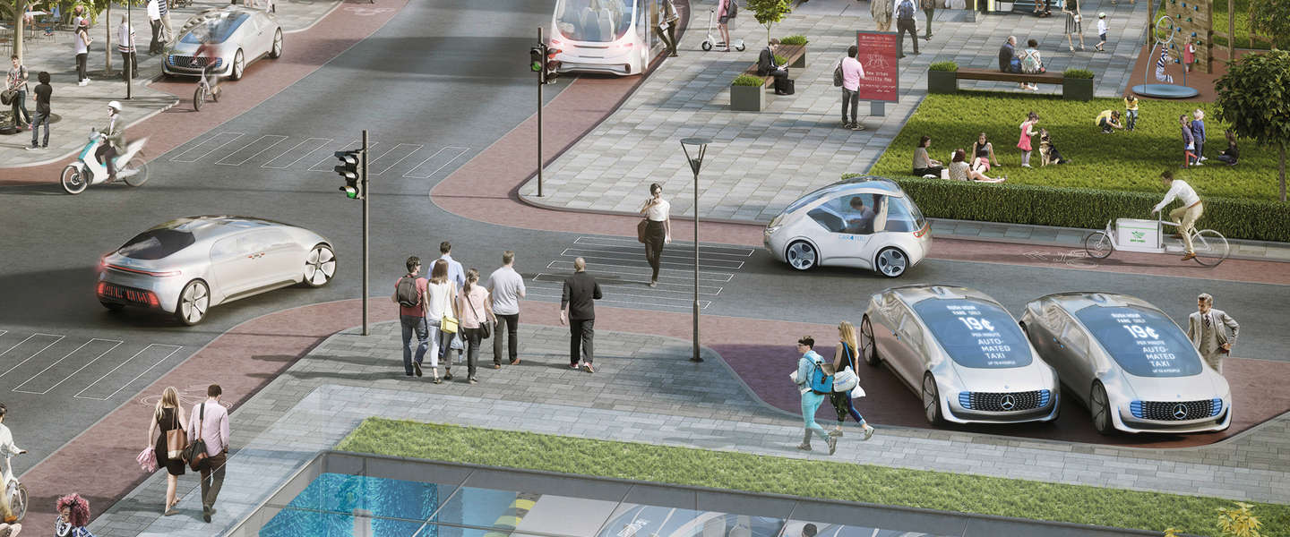 Mercedes belooft ook zelfrijdende taxi in 2021