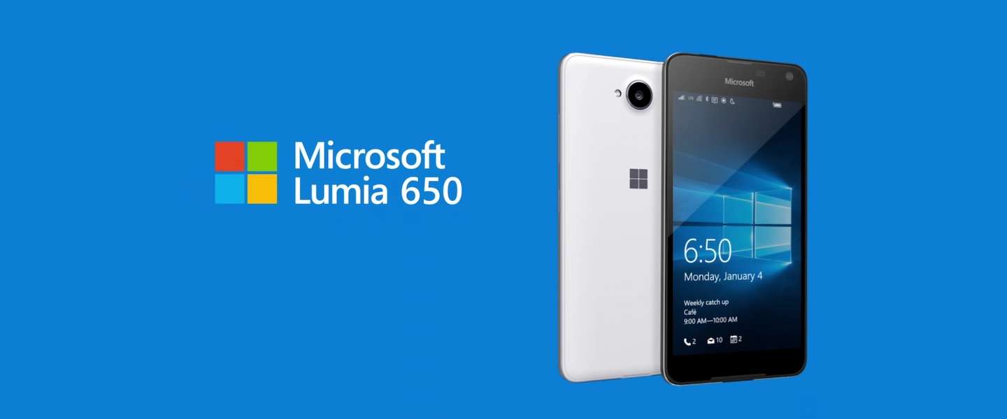 Lumia 650 Microsoft’s nieuwste Windows 10 Smartphone