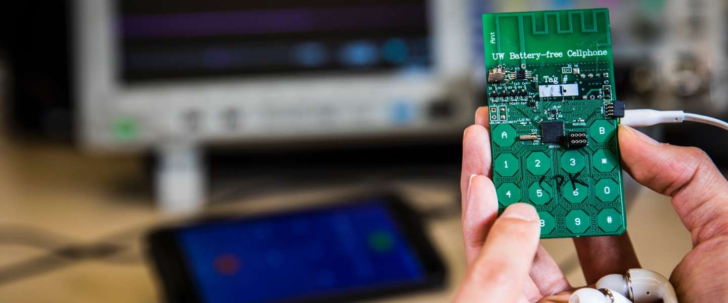 Wetenschappers hebben prototype telefoon zonder accu gemaakt