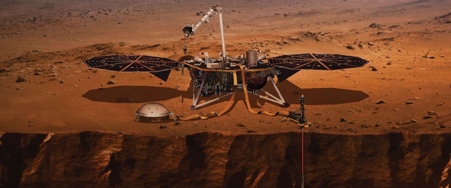 NASA gaat diep graven op Mars met nieuwe robotlander
