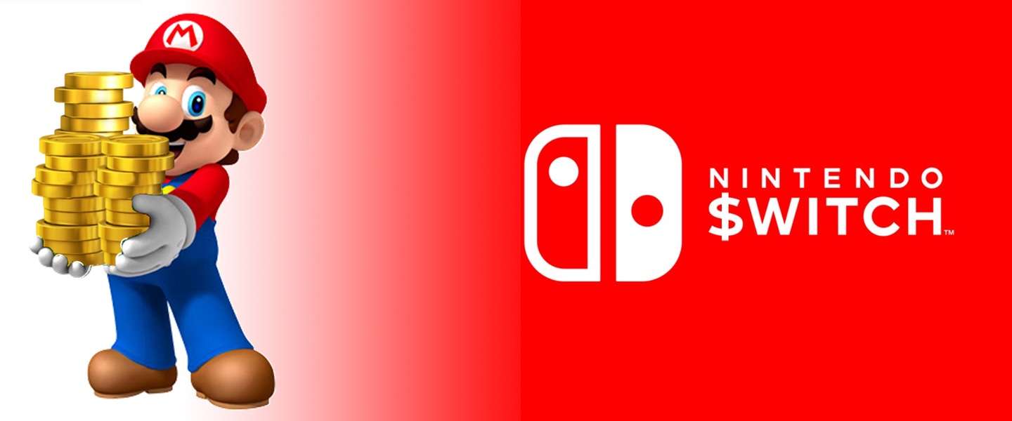 De Nintendo Switch vliegt over de toonbank