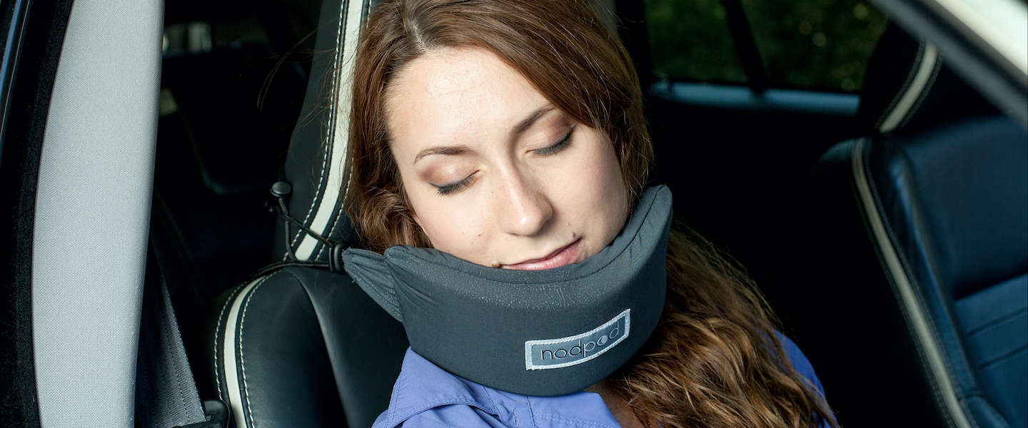 NodPod: handige gadget voor slaperige reizigers