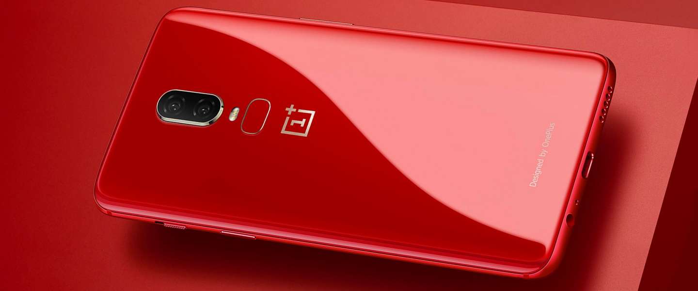Check de rode variant van de OnePlus 6 die volgende week uitkomt