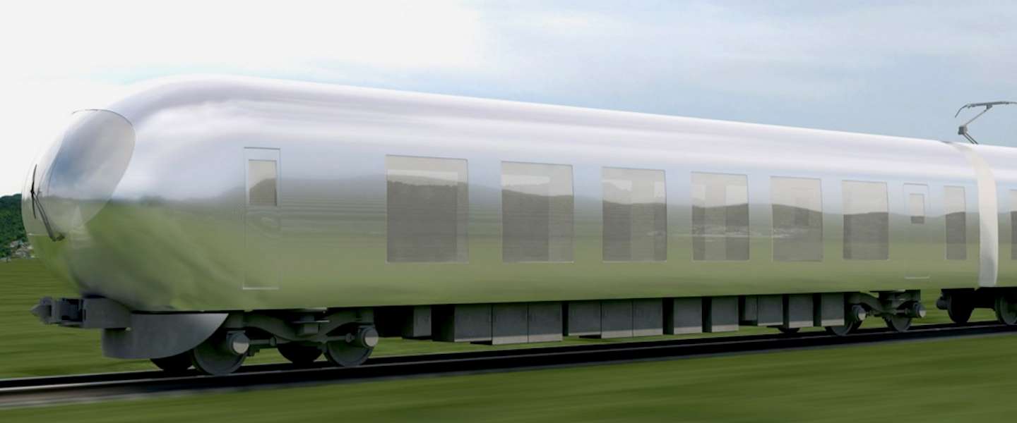 Japanse architect ontwikkelt onzichtbare trein