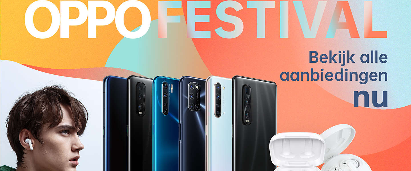 Geen festivals deze zomer? OPPO organiseert het OPPO Festival