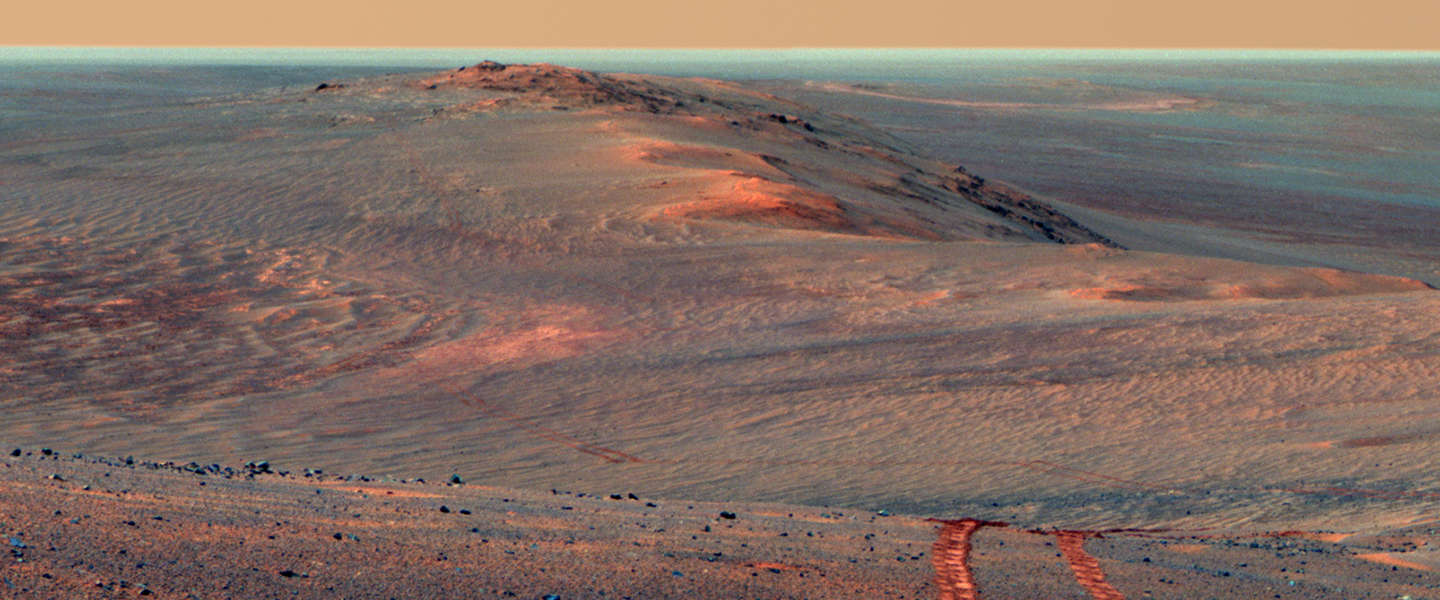 Marsrover Opportunity stopt er na 15 jaar mee