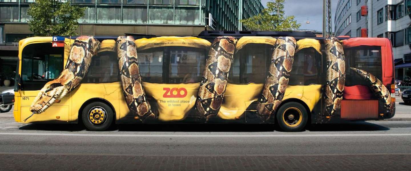 De 15 meest originele busreclames