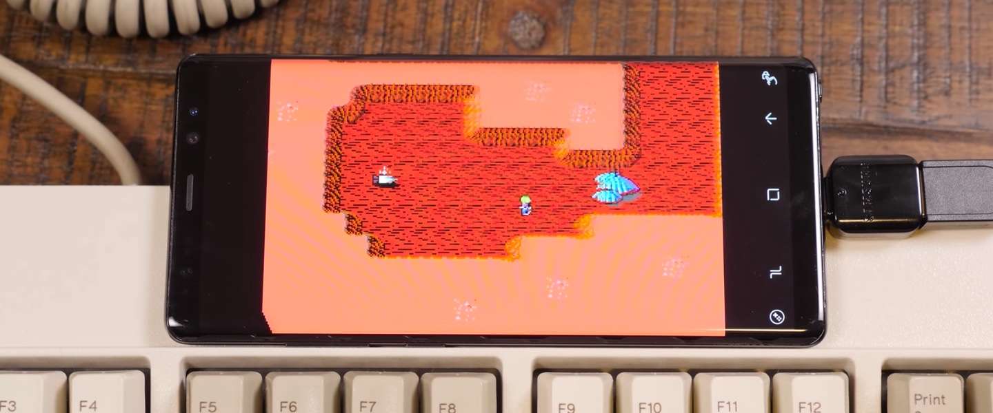 Je kunt met je Android telefoon oude games spelen vanaf floppy's
