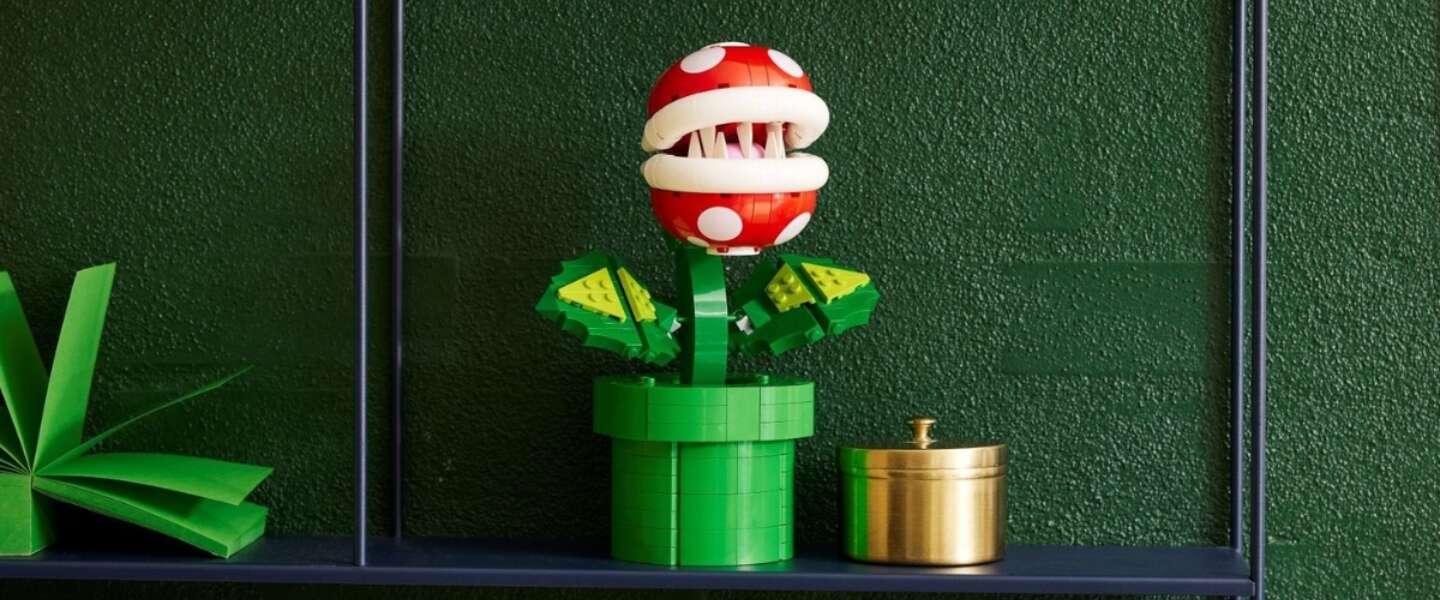 ​LEGO mixt game- en plantensets tot een geweldige Piranha Plant