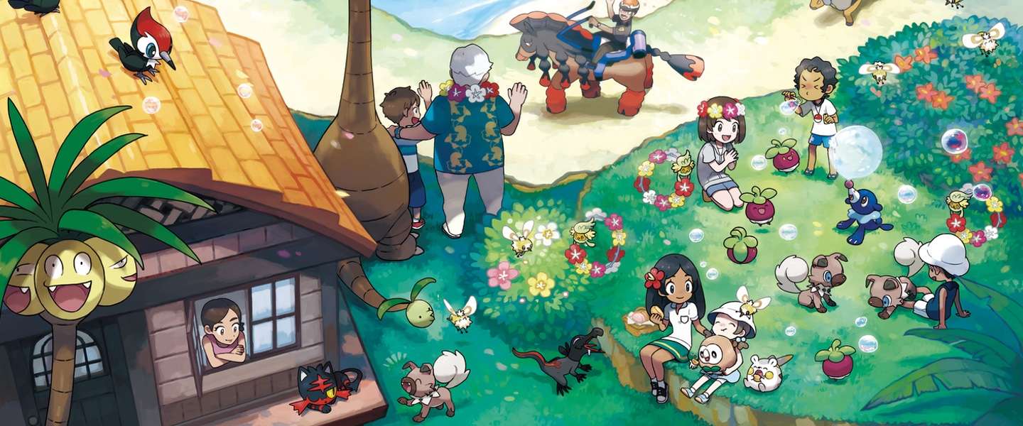 Nintendo viert release van nieuwe Pokémon games Sun en Moon