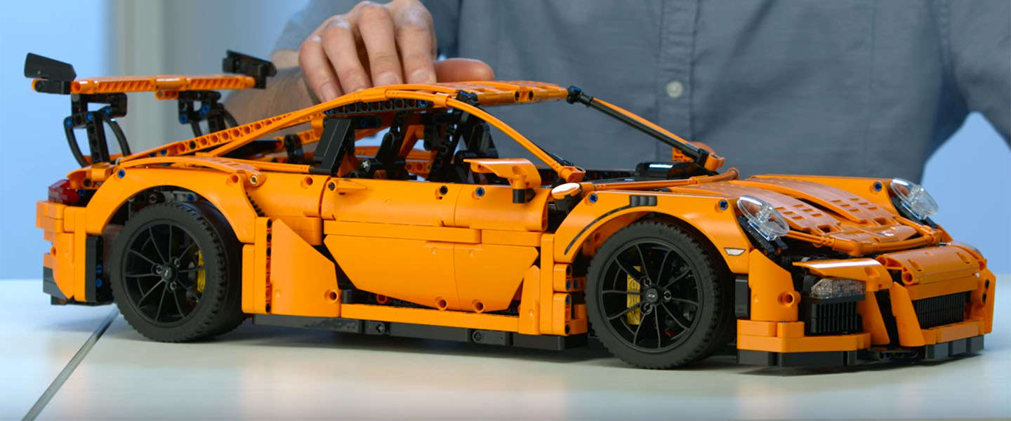 Must have: deze Porsche 911 GT3 RS van Lego