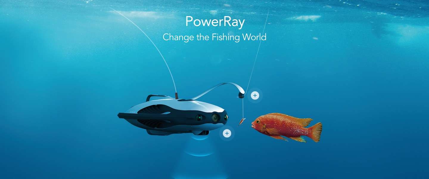 PowerRay Fishfinder: vissen met een drone