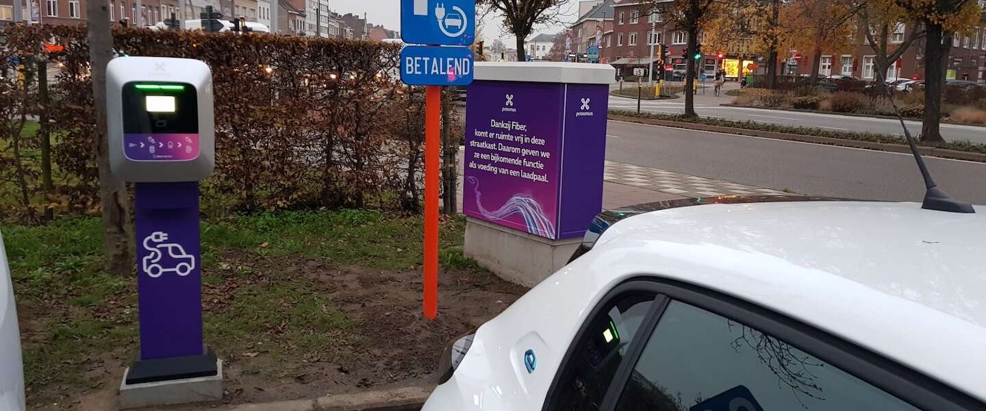 Proximus gaat 15.000 extra laadpalen voor EV’s realiseren