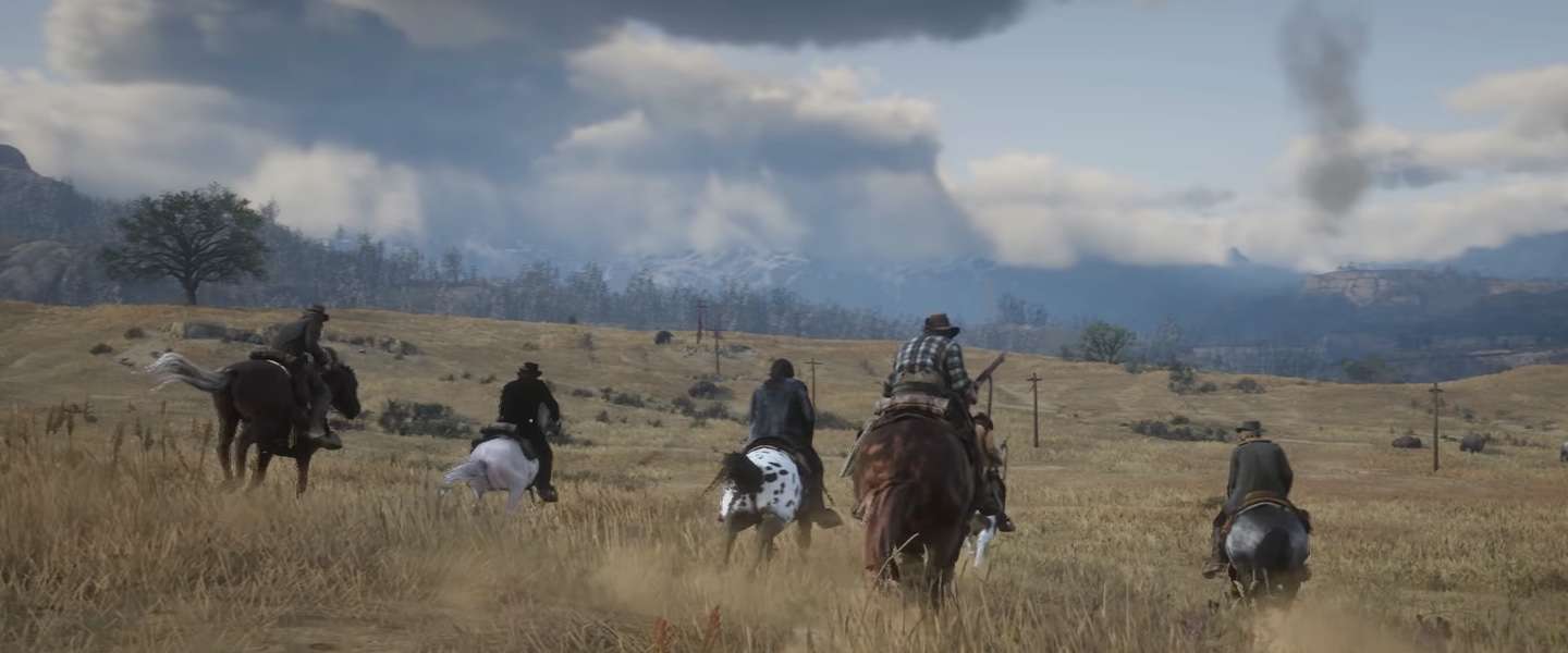Eerste gameplaybeelden Red Dead Redemption 2 maken veel los