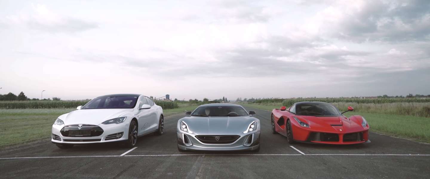 De snelste elektrische auto ter wereld: Rimac Concept_One