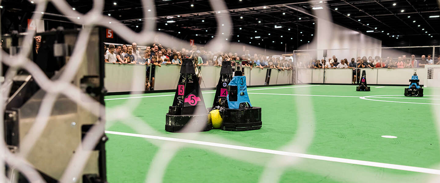 Eindhovens robotvoetbalteam wordt weer wereldkampioen