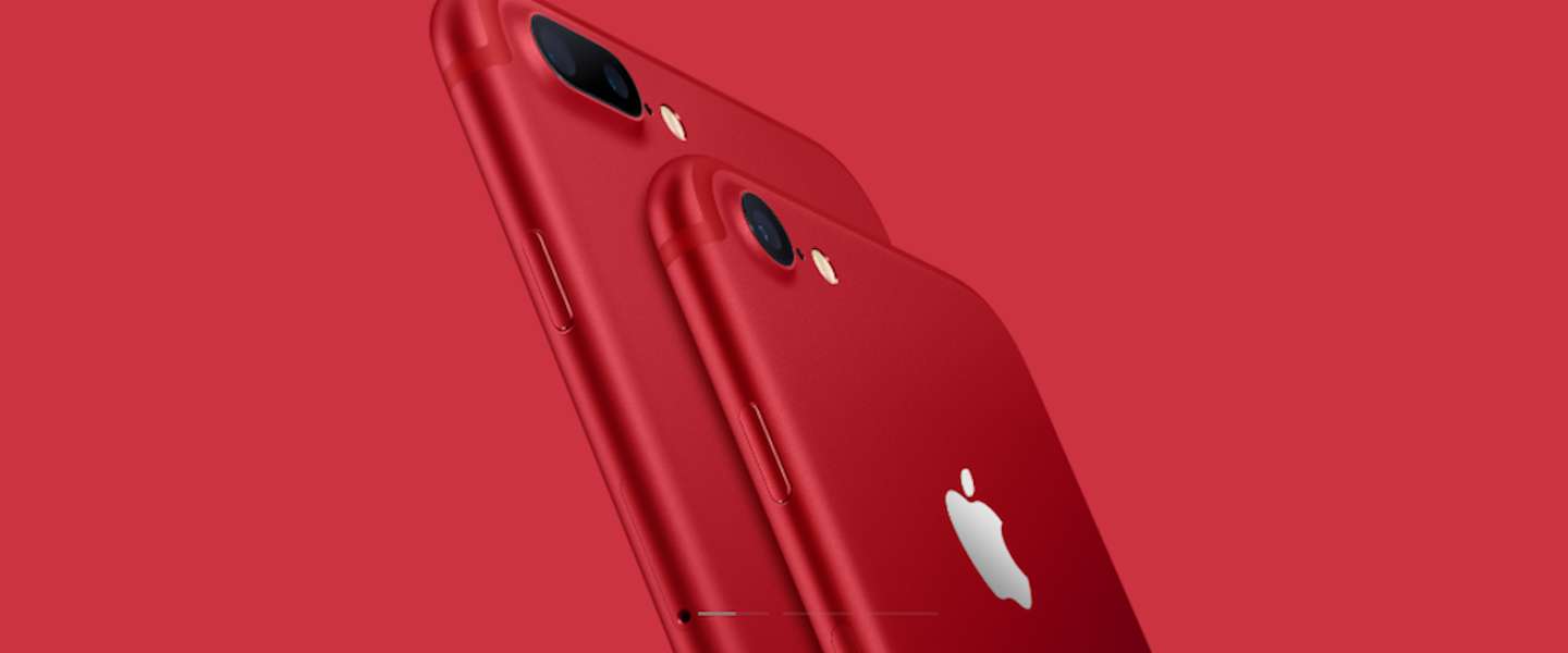 Apple komt met rode iPhone 7 en je kunt hem nu kopen