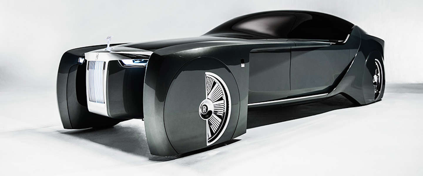 Een kijkje in de futuristische Rolls-Royce 103EX Concept