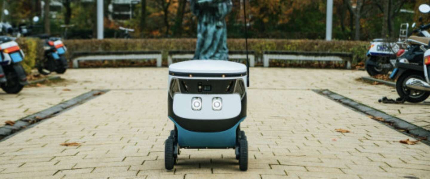 Robot Rosie gaat boodschappen bezorgen op universiteitscampus
